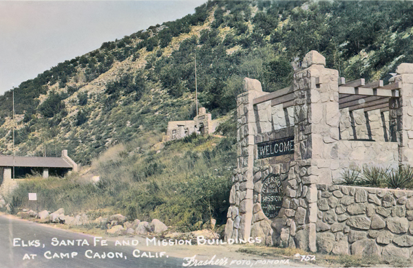 Camp Cajon sign